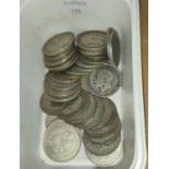 GB - a quantity of pre 1947 silver half crowns, 550gms