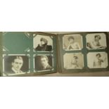 EDWARDIAN THEATRE - a collection of miniature postcards, (7.3 x 8.8cm) photographic portraits of