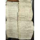 ROLL OF LOANS promised to CHARLES I by individuals in the Hundred of Salford, 1627. Manuscript