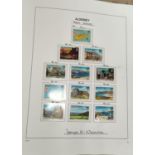 ALDERNEY. MNH Colin in Davo complete 1983-2007 STC £465+