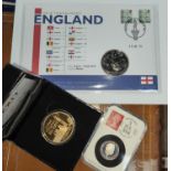 GB: a change checker album with 9 coins, an RAF coin cover, 2 others and 3 other items