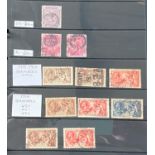 GB Collection on Hawids, earlier used inc. 24/25 Wembleys, 48 Silver Wedding, 1955 Castles, Ord