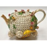 A teapot (with chip to spout & hairline to handle)