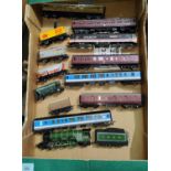 A Hornby Loco 00-guage steam train, Flying Scotsman 4472 unboxed; a inter-city loco and a