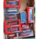 A selection of boxed 'The Original Omnibus Company' buses and vehicles, 9 boxes