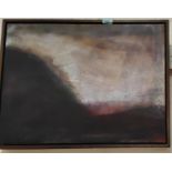 Wendy Sutherland:  oil on canvas, Headland, Shetland, 45 x 60cm, signed en verso, framed