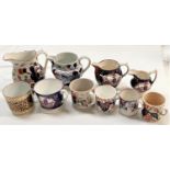 5 various 19th century jugs and 6 mugs