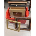 A box of 13 picture frames.