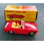 A Dinky Toys 112 'Austin Healey Sprite' in box