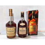 A 70cl bottle of Hennessy Fine Champagne Privilege Cognac, boxed; a 70cl  bottle of Hennessy Very