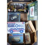 A boxed Corgi 'Lock, Stock and Two Smoking Barrels' car set, Tamiya and other kits, 6 Vanguards