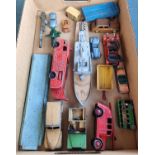 A selection of various vintage Dinky vehicles, diecast etc