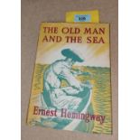 Ernest Hemingway:  "The Old Man of the Sea", published 1953, with original dust jacket (slight tears