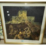 Shane Weare:  etching in colours, The Ivory Gate, signed and titled in pencil, Artists Proof, 49 x