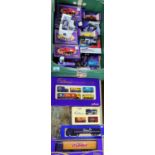 A selection of Corgi and other Cadbury boxed and some loose vehicles etc