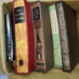 Folio Society books Hard backs in slip cases Three Musketeers, The Spanish Armada etc and two hard