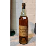 A bottle of Vieux Cognac Reserve de E.C. Bresson, Cognac, France 1878, level mid shoulder (foil