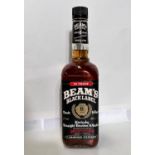 A 70cl bottle of Beams 90 Proof Black Label Sour Mash Kentucky Straight Bourbon whisky