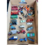 A selection of vintage diecast vehicles, Lesney etc