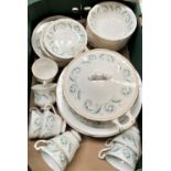A Royal Standard "Garland" part diner and tea service, 55 pieces approx