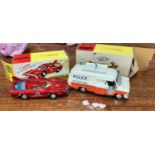 Two original boxed Dinkys - "Spectrum Patrol Car" 103 + "Police Accident Unit" 287 (boxes worn, 2