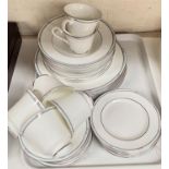 A Royal Doulton 'Simplicity' part dinner/tea service, 38 pieces approx (some seconds)