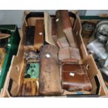 A selection of treen; decorative items; collectors' items