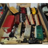 A selection of mainly '0' gauge tinplate rolling stock etc