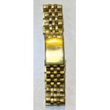 A Rolex 18ct yellow gold Jubilee bracelet stamped 750 clasped length 18.5cm, lug width approx. 18mm,