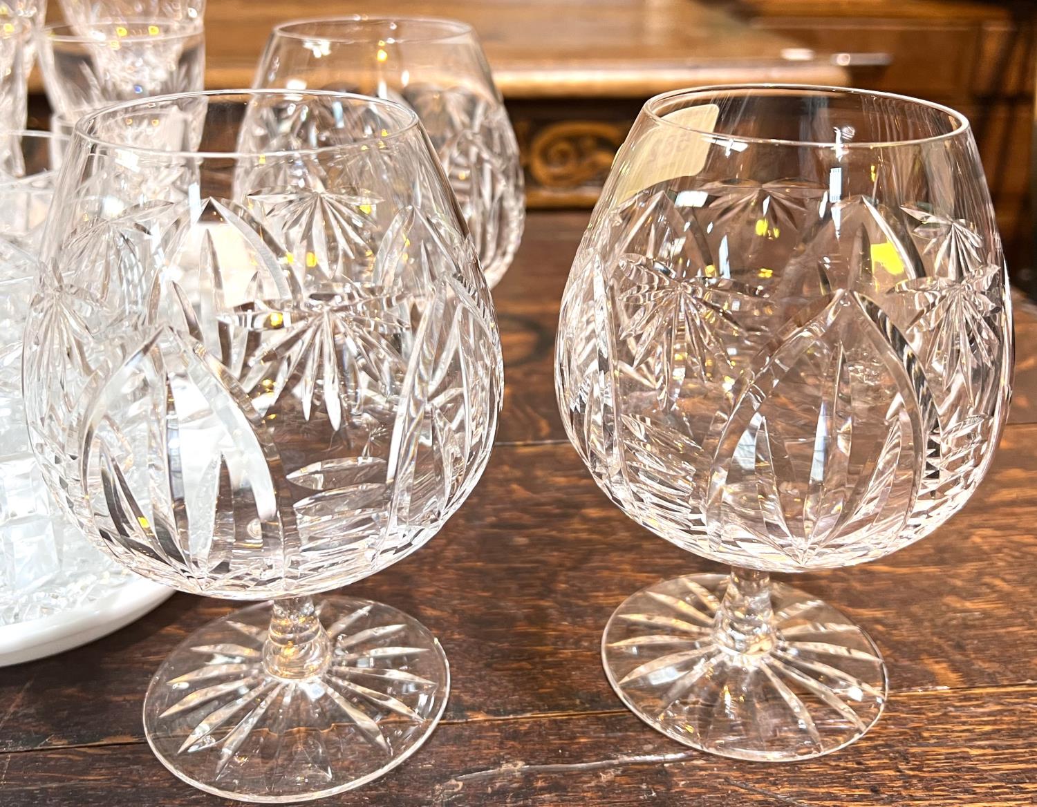 A selection of cut crystal drinking glasses - Image 4 of 4