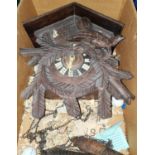 An early 20th century Black Forest cuckoo clock