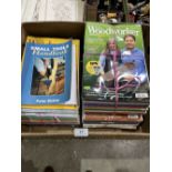 A collection of woodworking magazines 2015-2022 including 'The Woodworker'; 'Good Woodworking'