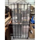 A pair of metal gates. 72' x 32' (This lot subject to VAT on the hammer price)