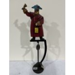 A Victorian style balance toy, Town Crier. 18' high