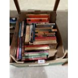 Six boxes of books