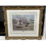 AFTER ALFRED G. HAIGH A hunting print. 20½' x 25½'