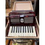 A Worldmaster piano accordion