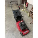 A Mountfield Briggs and Stratton petrol lawnmower