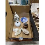 Four items of Royal Copenhagen ceramics and two Nao ducks