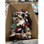 A box of souvenir dolls