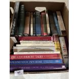 Two boxes of books