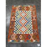 A Choli Kilim rug. 1.18m x 0.80m