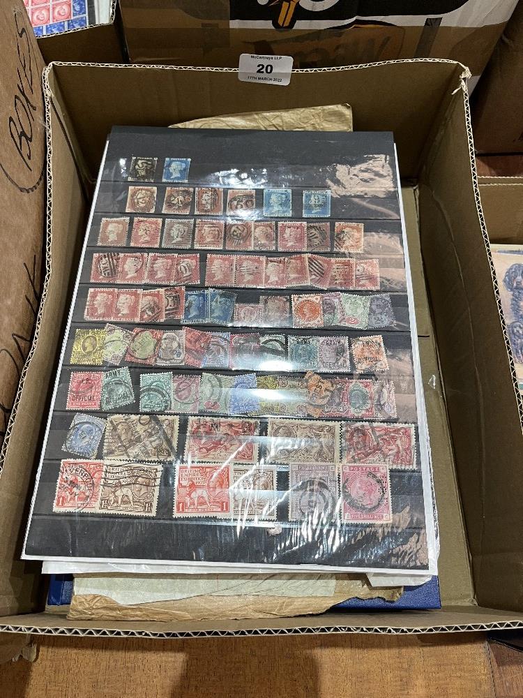 A box of stamps
