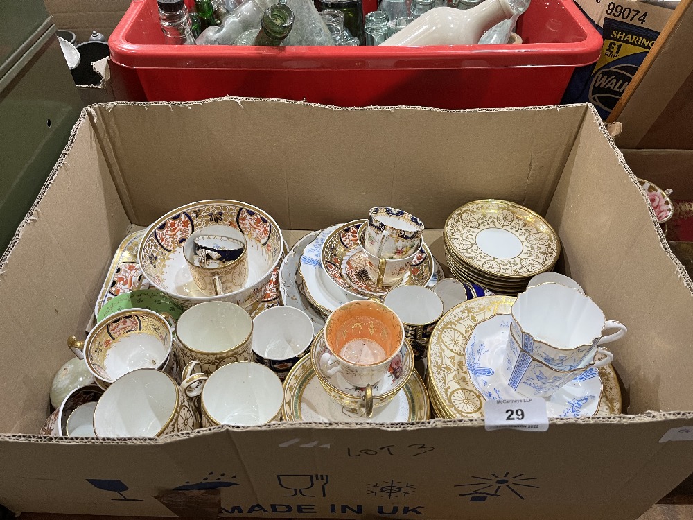A box of teaware