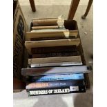 Five boxes of miscellaneous books