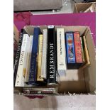 Two boxes of books