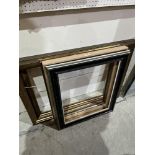 Five large picture frames