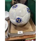 A Shrewsbury Town official souvenir football 1993. (To be sold to benefit the appeal for Ukraine)