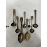 A collection of silver spoons. Various dates. 3ozs 3dwts