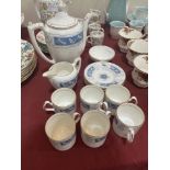 A Coalport Revelry pattern coffee service of 15 pieces